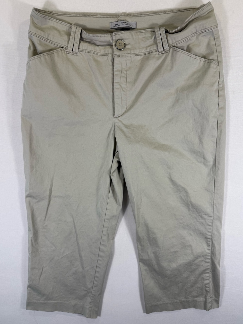Lee Women's Light Beige Capri Pants